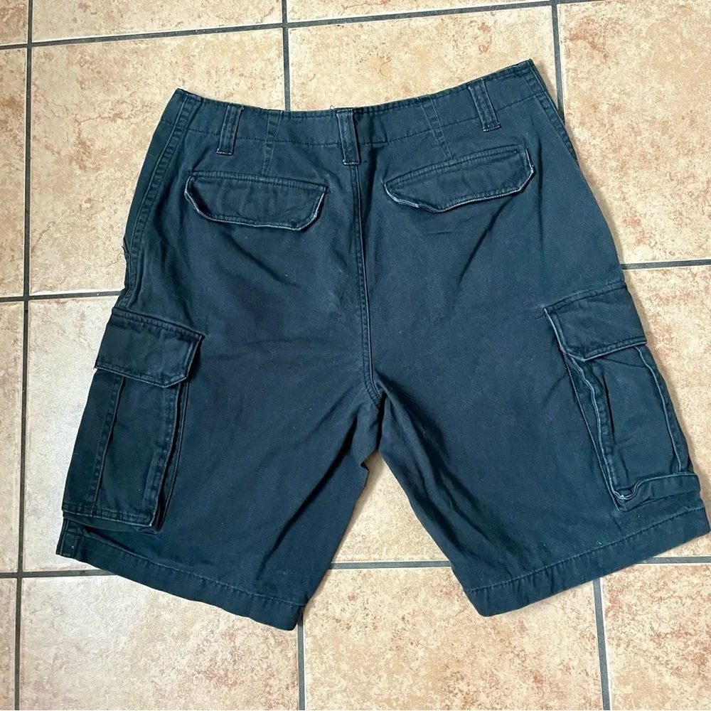 Faded Glory Black Cargo Shorts with Classic Design - Picture 3 of 6